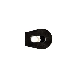 Зажим для шнура 4 мм KL  Чёрный + Белый (поштучно)  в Владикавказе