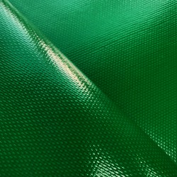 Ткань ПВХ 600 гр/м2 плотная, Зелёный (Ширина 150см), на отрез  в Владикавказе