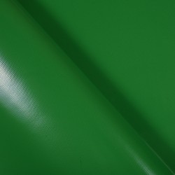 Ткань ПВХ 450 гр/м2, Зелёный (Ширина 160см), на отрез  в Владикавказе