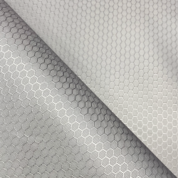 Ткань Оксфорд 300D PU Рип-Стоп СОТЫ, цвет Светло-Серый (на отрез)  в Владикавказе
