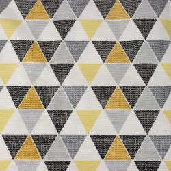 Интерьерная ткань Дак (DUCK), принт &quot;Малые Треугольники&quot; (на отрез)  в Владикавказе
