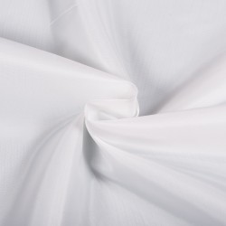 Ткань подкладочная Таффета 190Т, цвет Белый (на отрез)  в Владикавказе
