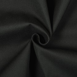 Ткань смесовая Канвас 35/65, цвет Черный (на отрез)  в Владикавказе