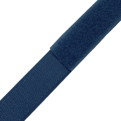 Контактная лента 25мм цвет Синий (велькро-липучка, на отрез)  в Владикавказе