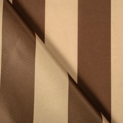 Ткань Оксфорд 300D PU, Бежево-Коричневая полоска (на отрез)  в Владикавказе