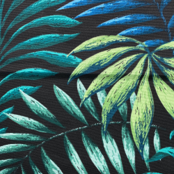 Интерьерная ткань Дак (DUCK), принт &quot;Тропические листья&quot; (на отрез)  в Владикавказе