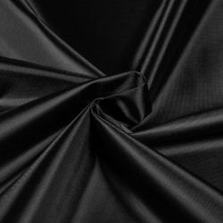 *Ткань Оксфорд 210D PU, цвет Черный (на отрез)  в Владикавказе