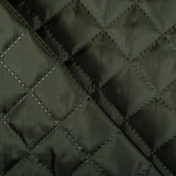 Стеганая подкладочная ткань с синтепоном (100гр/м2), цвет Хаки (на отрез)  в Владикавказе