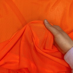 Трикотажная Сетка 75 г/м2, цвет Оранжевый (на отрез)  в Владикавказе
