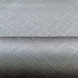 Ткань Блэкаут для штор светозатемняющая 100% &quot;Орнамент Серый&quot; (на отрез)  в Владикавказе