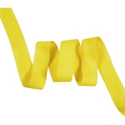 Окантовочная лента-бейка, цвет Жёлтый 22мм (на отрез)  в Владикавказе