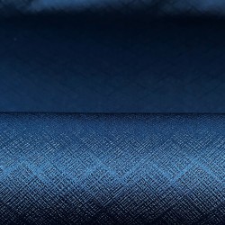 Ткань Блэкаут для штор светозатемняющая 100% &quot;Орнамент Синий&quot; (на отрез)  в Владикавказе